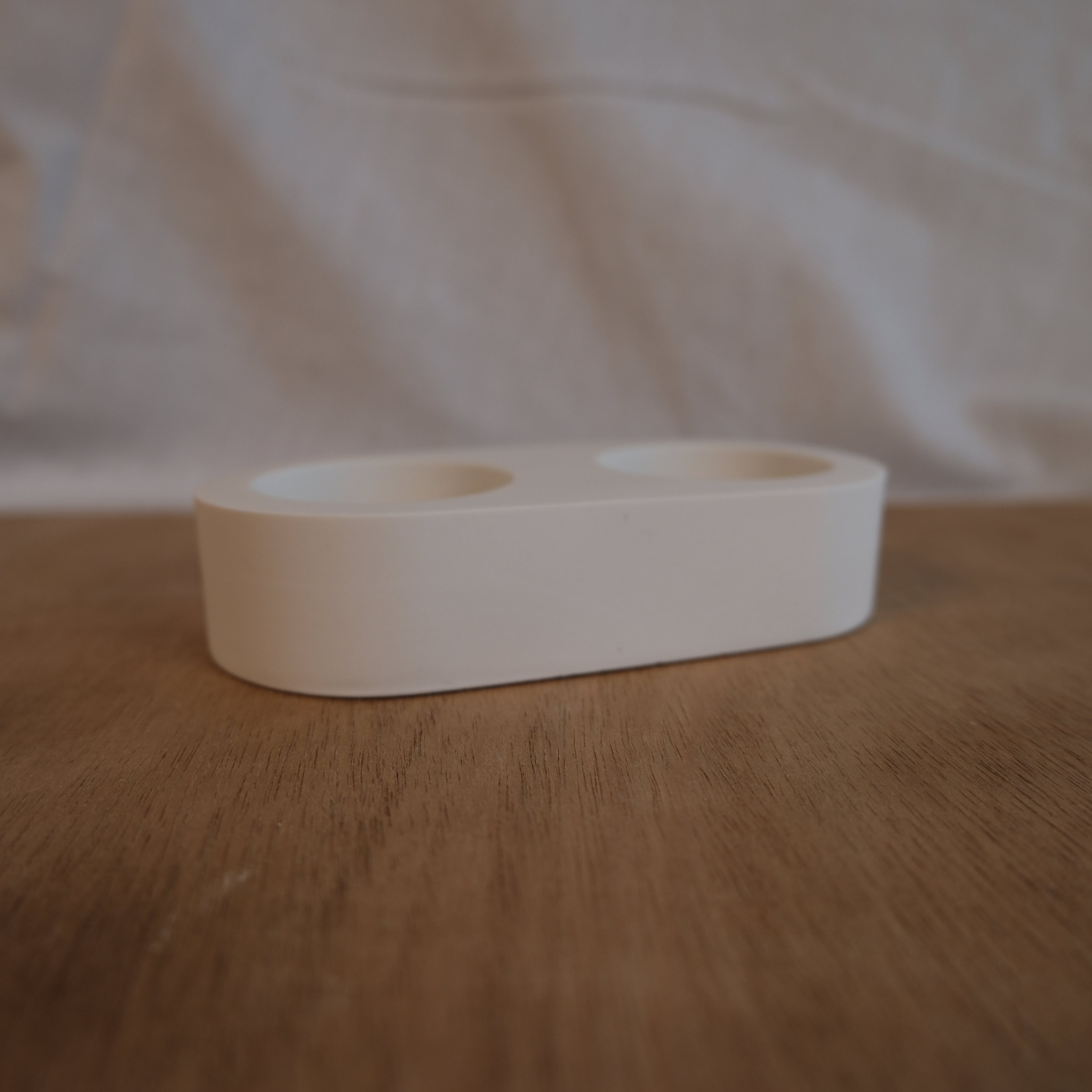 Double tea light holder
