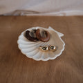 Scallop trinket tray